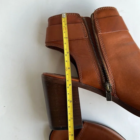Frye Danica Harness Boot, Brown Smooth Vintage Leather, Sz 10 M - Picture 16 of 16